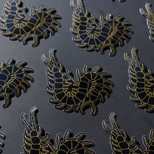 Load image into Gallery viewer, Gold Centipede sticker