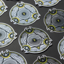 Load image into Gallery viewer, Gold geometric beetle sticker