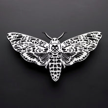 Load image into Gallery viewer, Deaths Head Moth wall plauqe