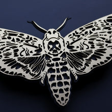 Load image into Gallery viewer, Deaths Head Moth wall plauqe