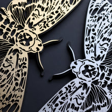 Load image into Gallery viewer, Deaths Head Moth wall plauqe