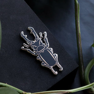 Stag Beetle enamel pins