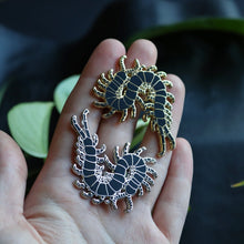 Load image into Gallery viewer, SEXY LEGS Centipede enamel pin
