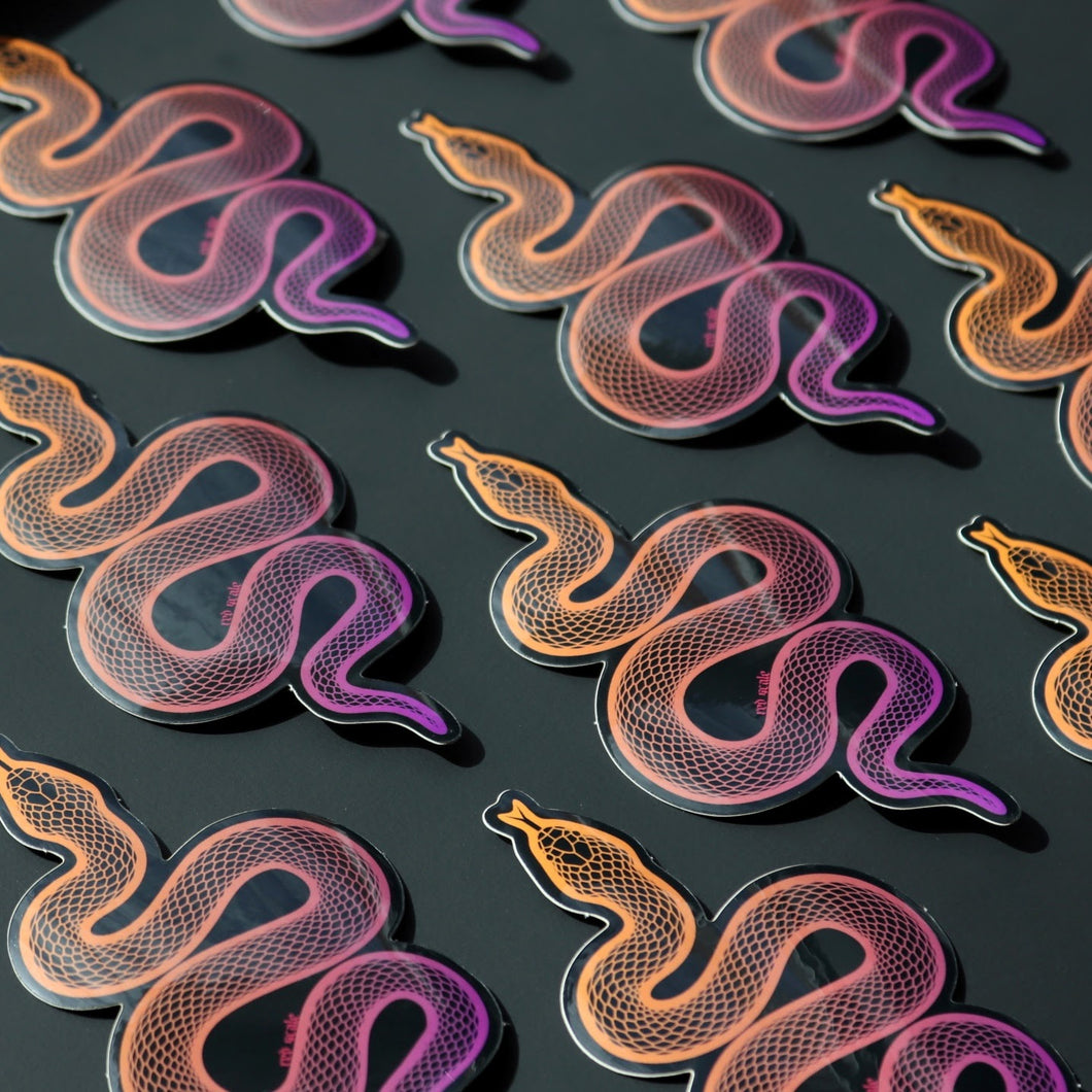 Sunset Snake sticker