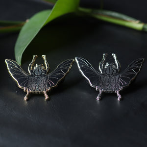 Flower Beetle enamel pin